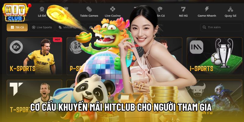 Cơ cấu khuyến mãi Hitclub cho người tham gia thường xuyên Cơ cấu khuyến mãi Hitclub cho người tham gia thường xuyên